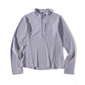 Blue Checkered Fleece Half-Zip Sweater