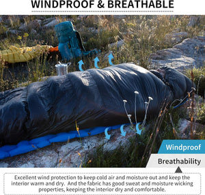 Naturehike Cicada Wing CW400 Square Down Sleeping Bag (2026)