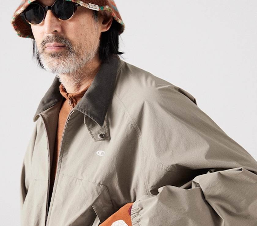 Blue Large Pocket Lapel Jacket