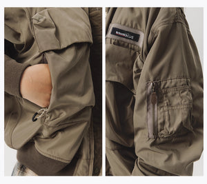 Blue Vintage Flight Jacket