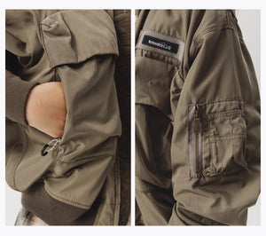 Blue Vintage Flight Jacket