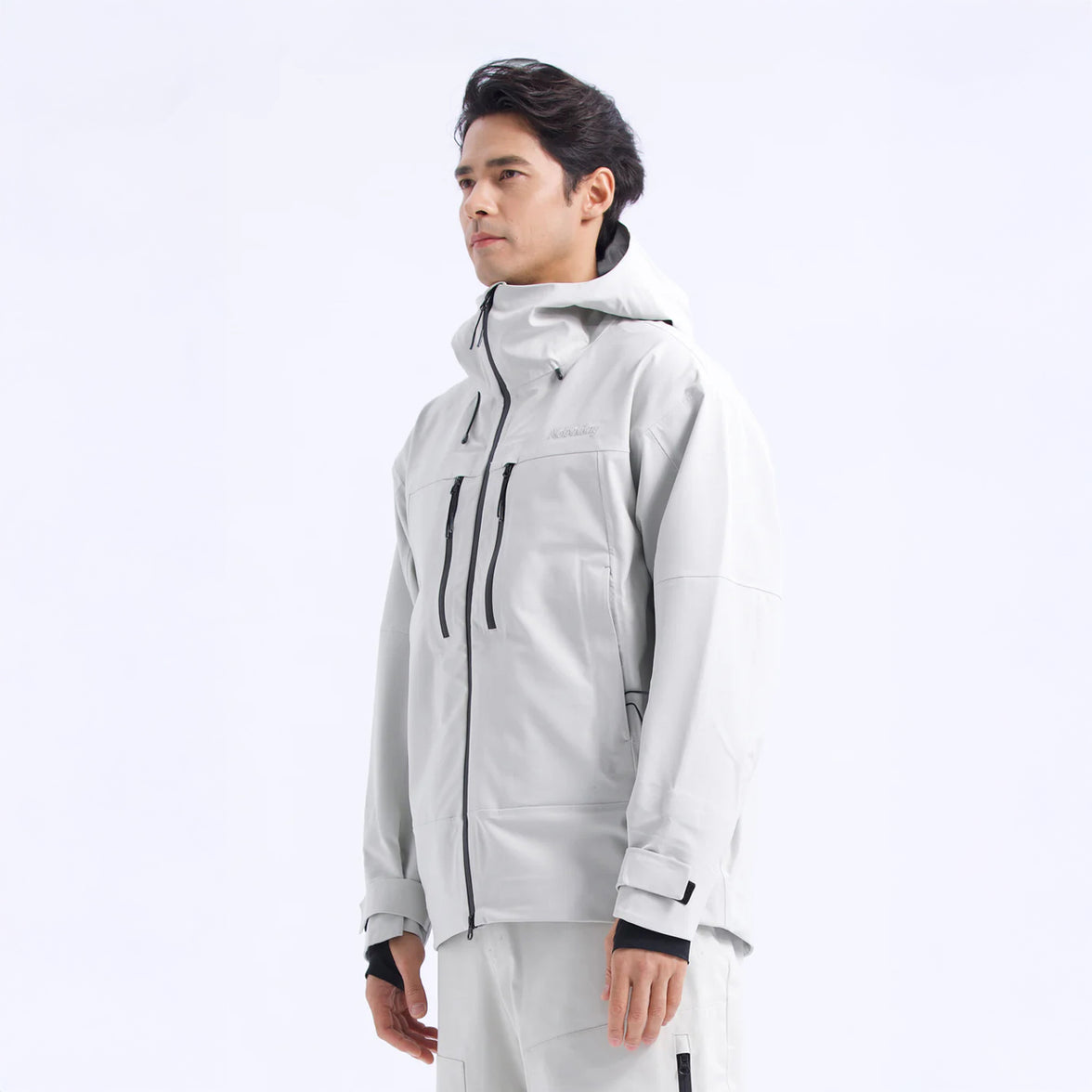 Nobaday Pure Free 3L Zip-Up Snow Jacket Grey