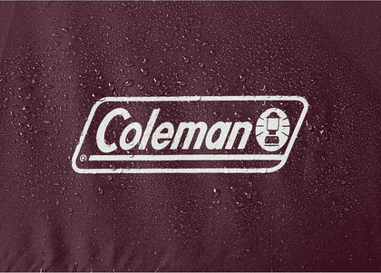 Coleman logo on a dark textured background