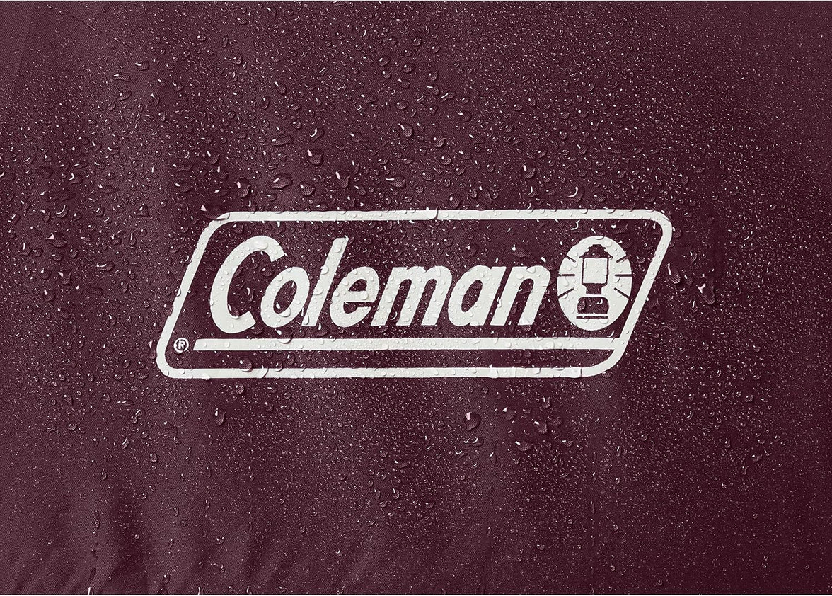 Coleman logo on a dark textured background