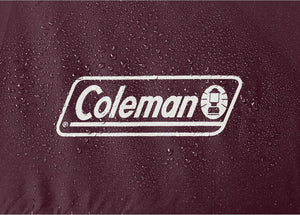 Coleman logo on a dark textured background