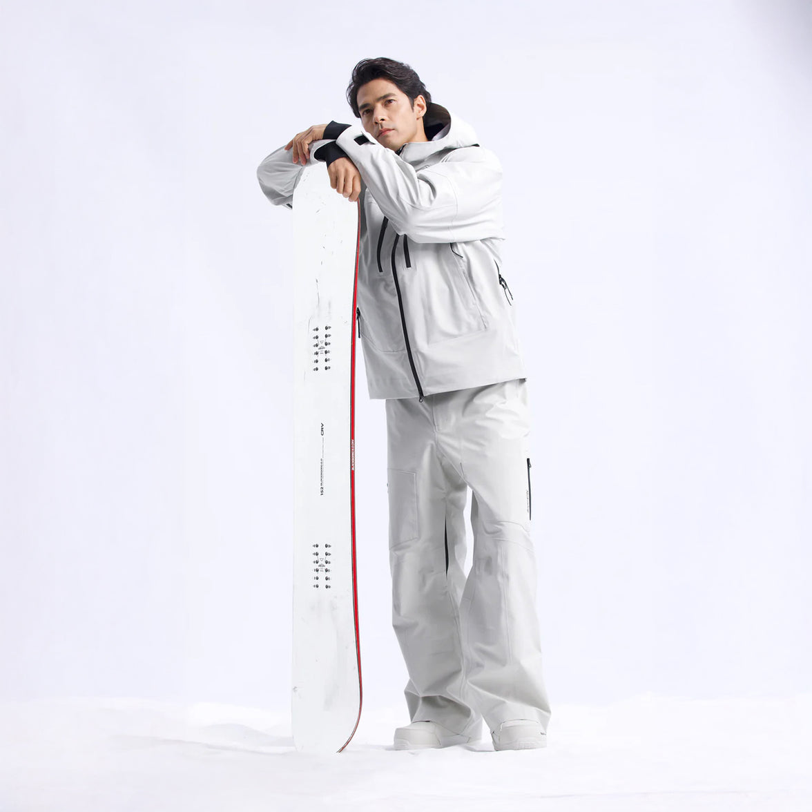 Nobaday Pure Free 3L Zip-Up Snow Jacket Grey