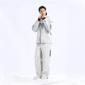 Nobaday Pure Free 3L Zip-Up Snow Jacket Grey