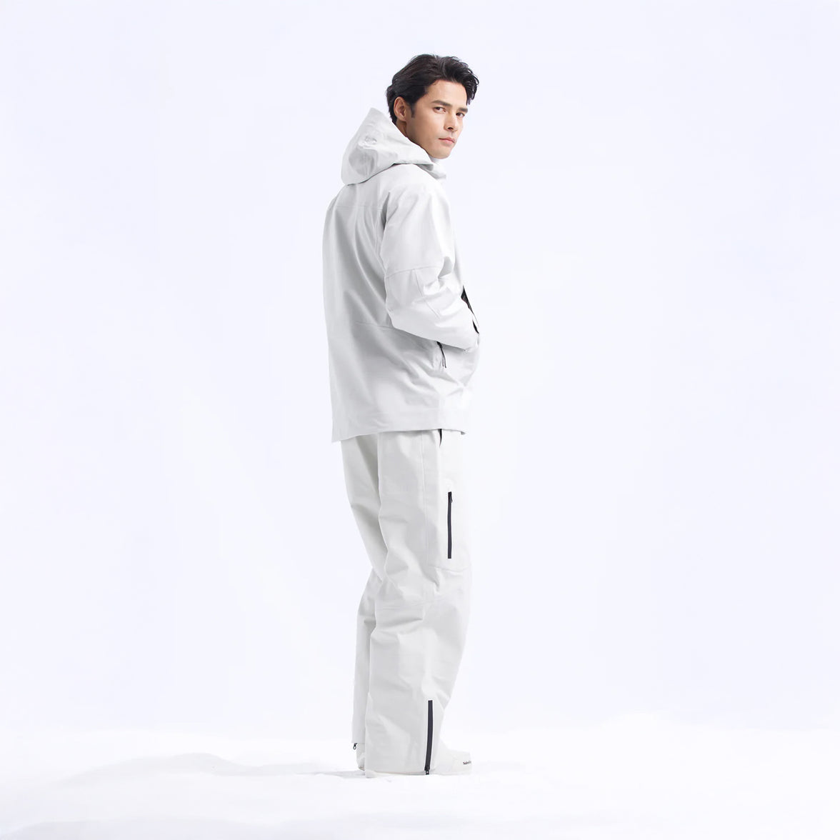 Nobaday Pure Free 3L Zip-Up Snow Jacket Grey