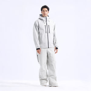 Nobaday Pure Free 3L Zip-Up Snow Jacket Grey