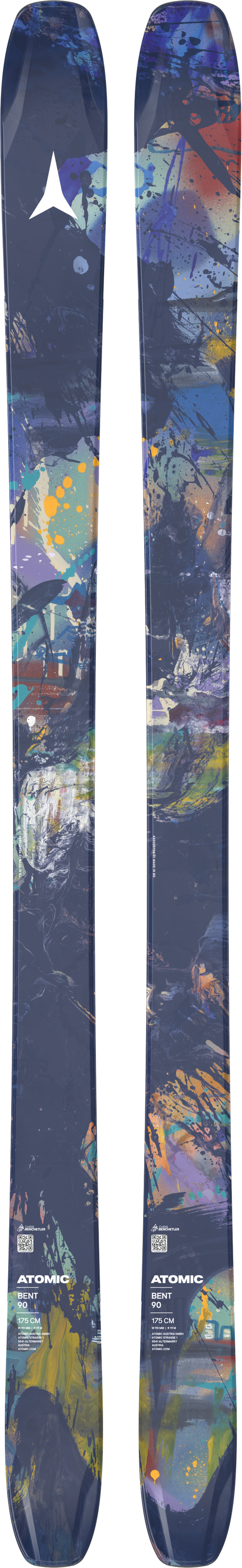 Atomic Bent 90 Skis - pair