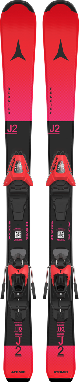 Atomic Redster J2 100-120 + C 5 GW Skis - pair