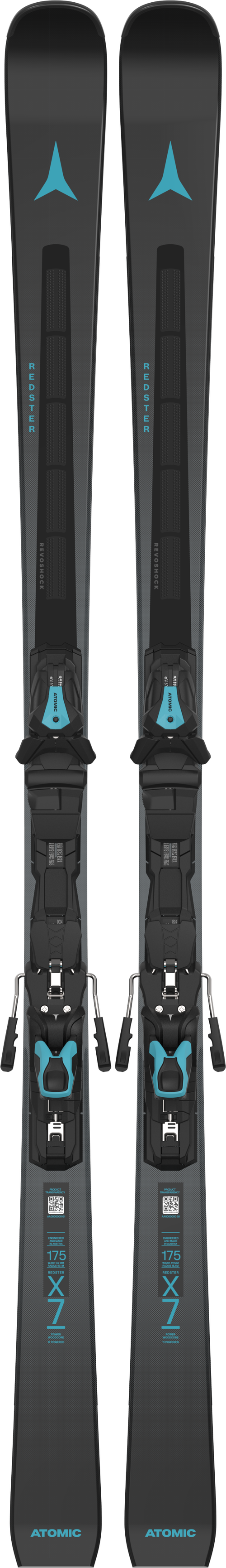 Atomic Redster X7 Revoshock C + MI 12 GW Skis - pair