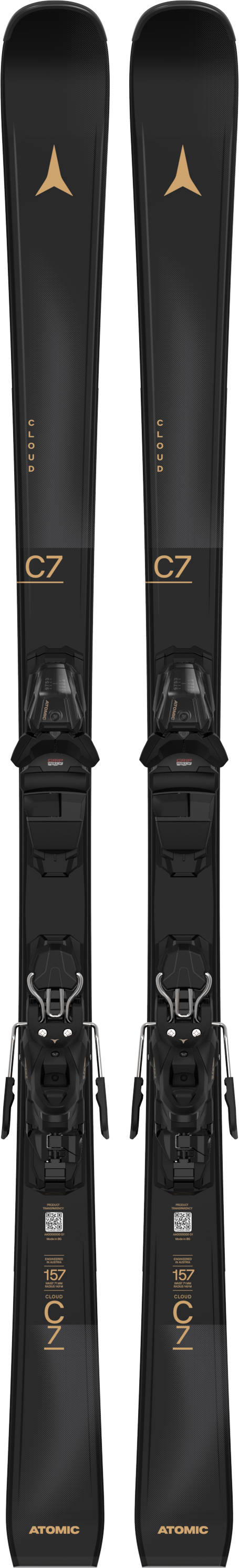 Atomic Cloud C7 Black + M 10 GW Skis — official Atomic product image
