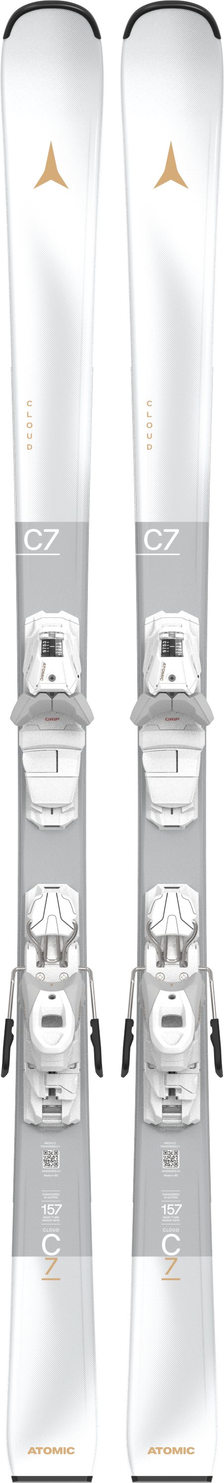 Atomic Cloud C7 White + M 10 GW Skis — official Atomic product image