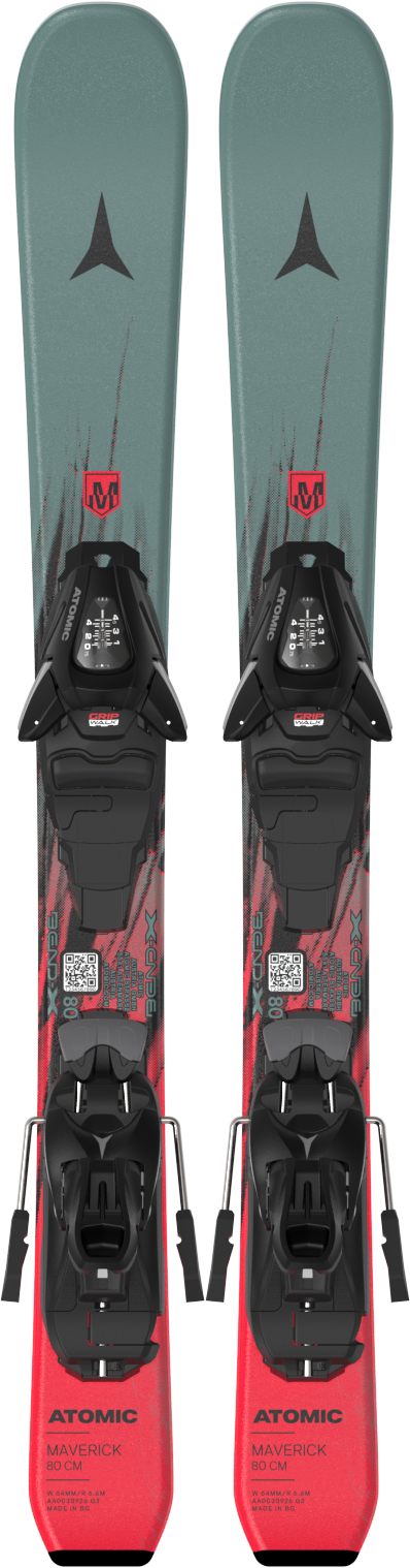 Atomic Maverick J 70-90 + C 5 GW Skis - pair