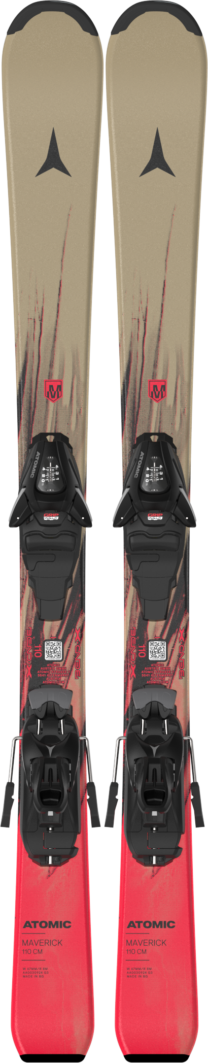Atomic Maverick J 100-120 + C 5 GW Skis - pair