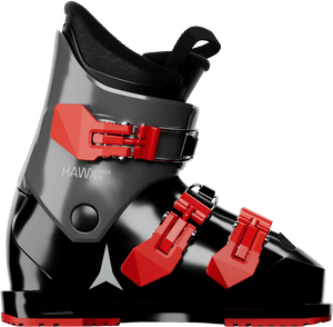 Atomic Hawx Kids 3 Ski Boots in Black / Limestone / Red — official Atomic product image