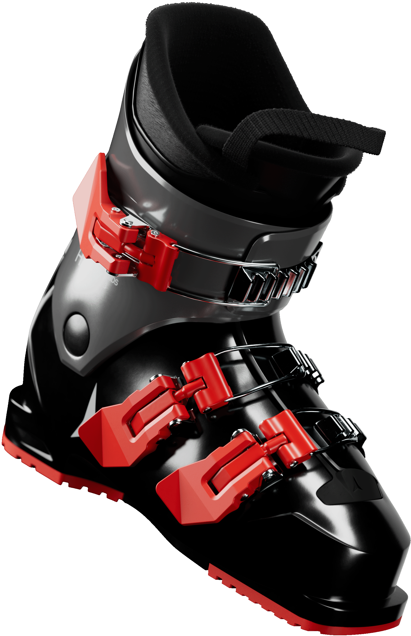 Atomic Hawx Kids 3 Ski Boots in Black / Limestone / Red — official Atomic product image