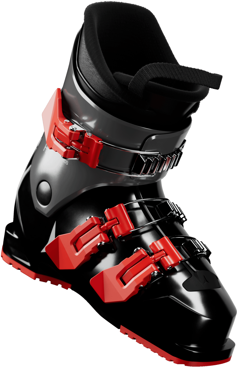 Atomic Hawx Kids 3 Ski Boots in Black / Limestone / Red — official Atomic product image