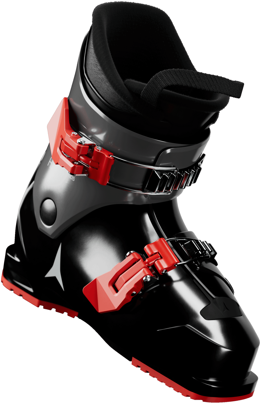 Atomic Hawx Kids 2 Ski Boots in Black / Limestone / Red — official Atomic product image