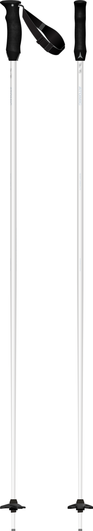 Atomic Revent Carbon Lite Ski Poles in White — official Atomic product image