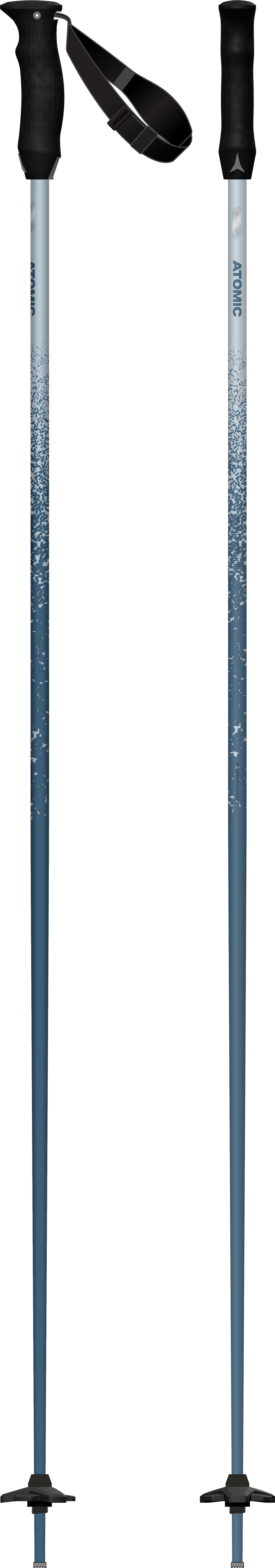 Atomic Revent Carbon Lite Ski Poles in Ocean — official Atomic product image