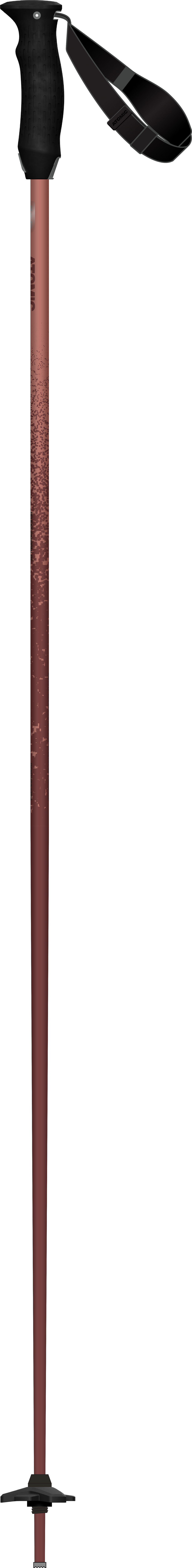 Atomic Revent Carbon Lite Ski Poles in Brick — official Atomic product image