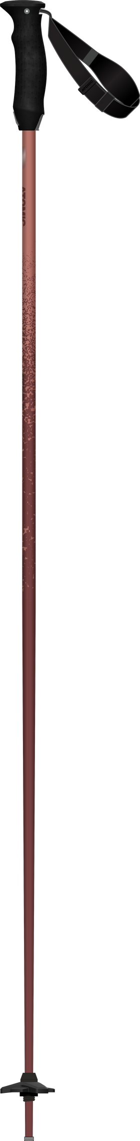Atomic Revent Carbon Lite Ski Poles in Brick — official Atomic product image