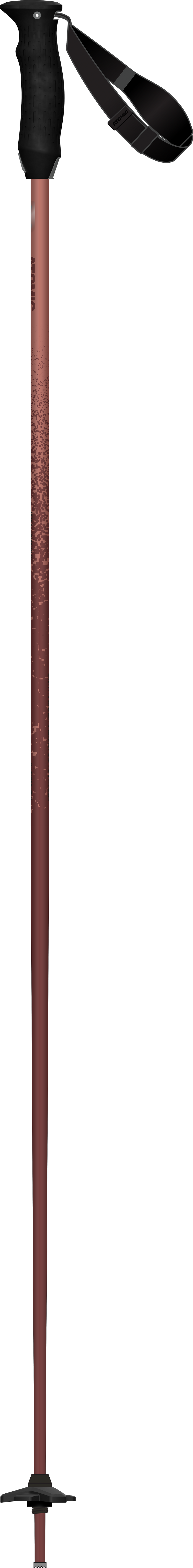 Atomic Revent Carbon Lite Ski Poles in Brick — official Atomic product image