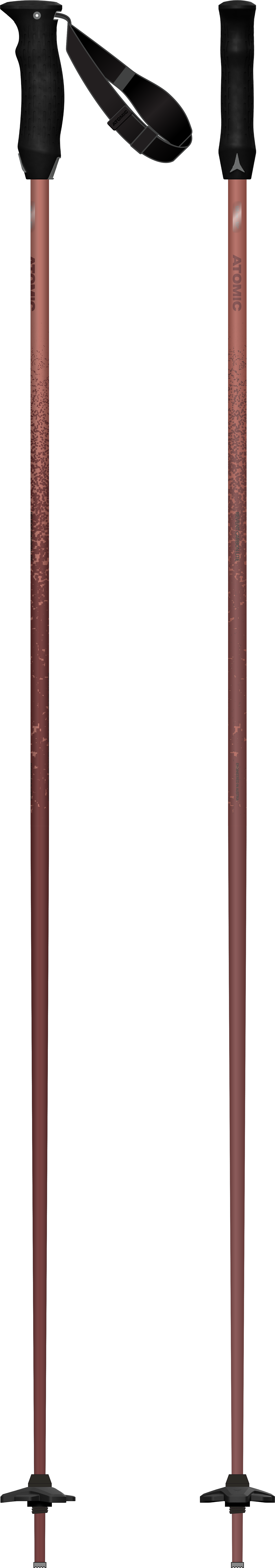 Atomic Revent Carbon Lite Ski Poles in Brick — official Atomic product image