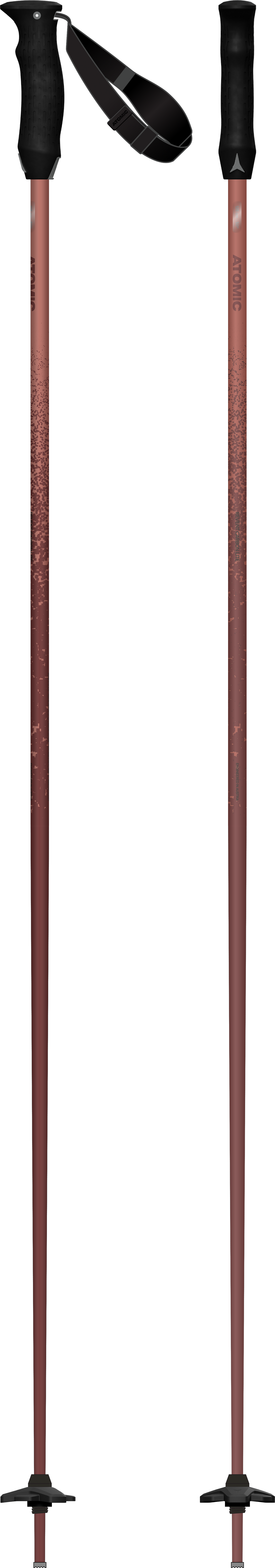 Atomic Revent Carbon Lite Ski Poles in Brick — official Atomic product image
