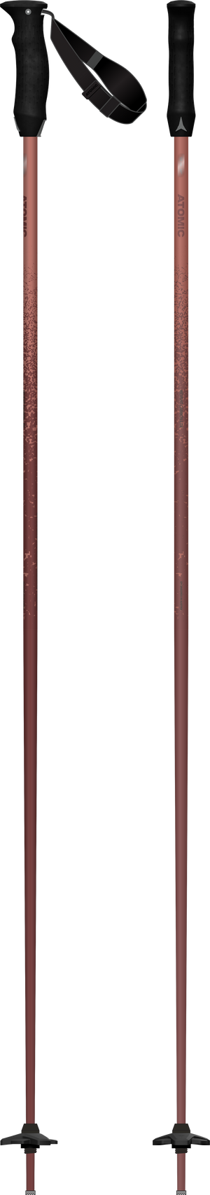 Atomic Revent Carbon Lite Ski Poles in Brick — official Atomic product image