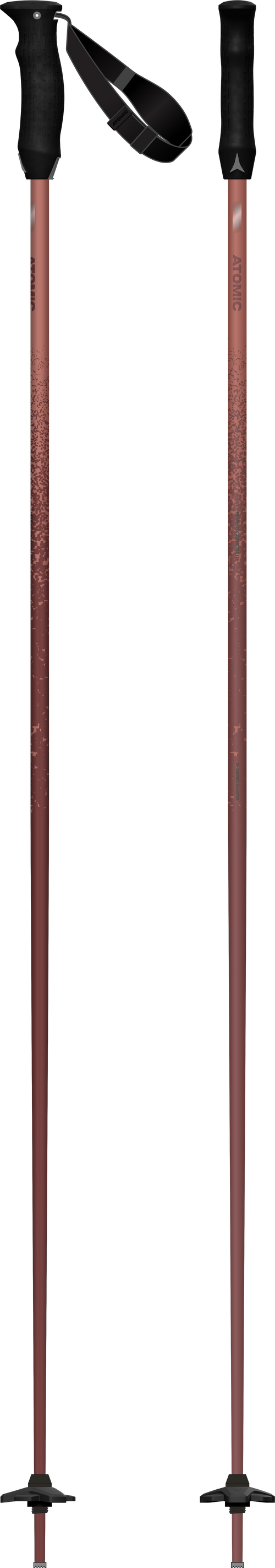 Atomic Revent Carbon Lite Ski Poles in Brick — official Atomic product image