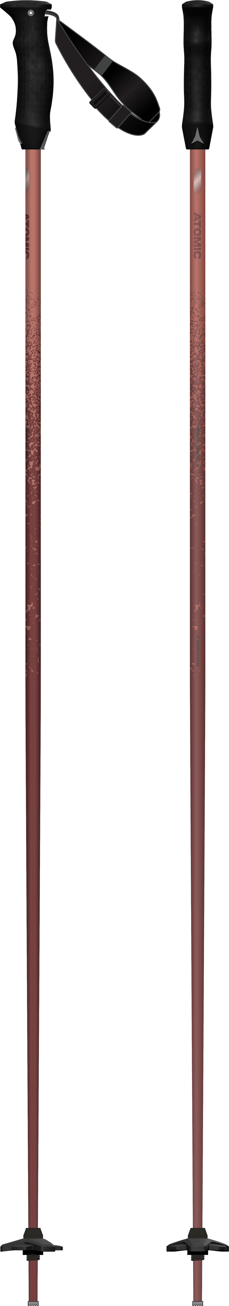 Atomic Revent Carbon Lite Ski Poles in Brick — official Atomic product image