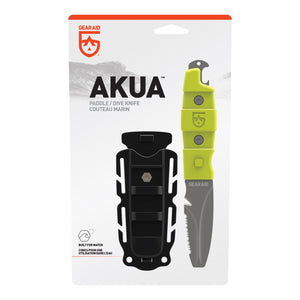 Gear Aid Akua Blunt Tip Knife - Neon