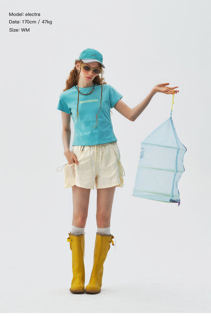 Monterest Outdoor Breathable High-Waisted Sport Shorts