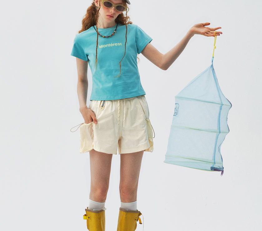 Monterest Outdoor Breathable High-Waisted Sport Shorts