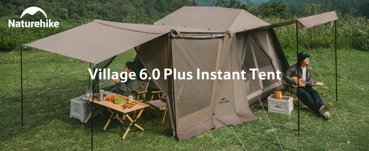 Naturehike Village 6.0 Gen 2 Quick Open Tent Brown(Ultimate Edition)