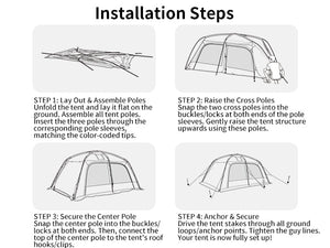 Naturehike Dune™ 10.9 Pro 4-Person Hot Tent (2026)