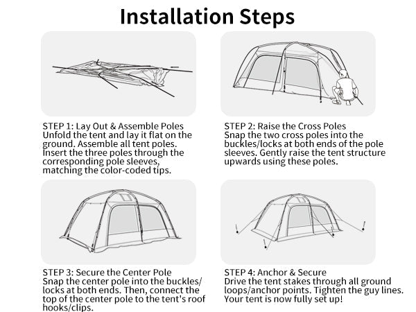 Naturehike Dune™ 10.9 Pro 4-Person Hot Tent (2026)