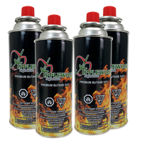 Applewood Premium Butane Gas (4 Piece)