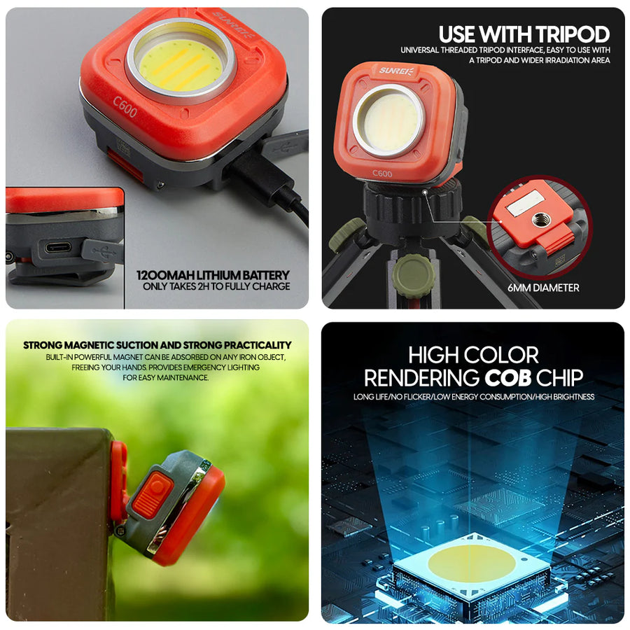 Sunrei C600 Rechargeable Mini Camping Light (2026)