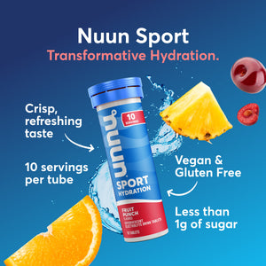 Nuun Sport Electrolyte Drink Tablets - Fruit Punch (10 Tablets)