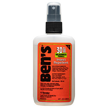 Ben's 30% DEET Tick and Insect Repellent 100mL pump spray