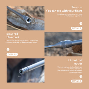 Campingmoon Fire Blowing Stick BKMS-43