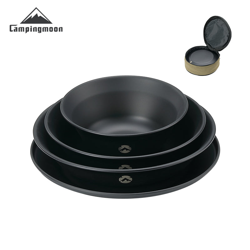 Camping Moon Black Plates Set BKS395-1S (2026)