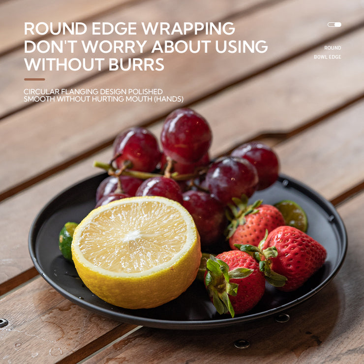 Campingmoon Black Plates Set BKS395-1S