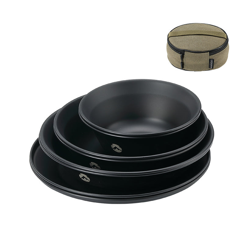 Camping Moon Black Plates Set BKS395-2S (2026)