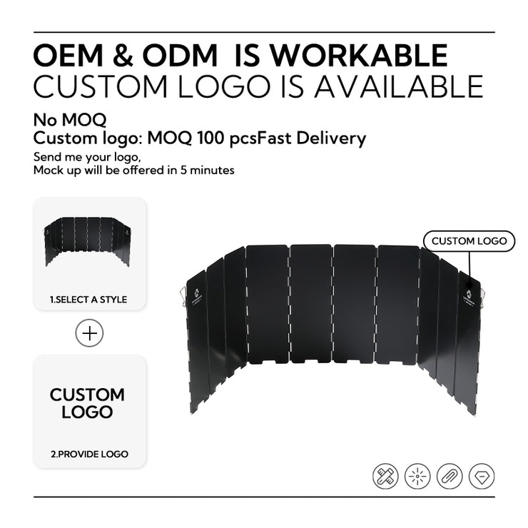 Campingmoon Windshield – 9.5In BKYD-10