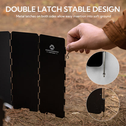 Campingmoon Wind Deflector – 10Pcs